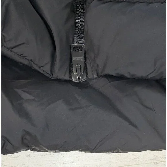 Herno Womens Black A Line Down Filled Nylon Chamonix Puffer Jacket Coat Sz 50 14 - Picture 9 of 16